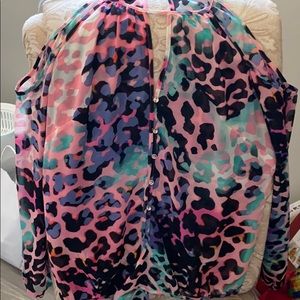 BEBE cold shoulder top